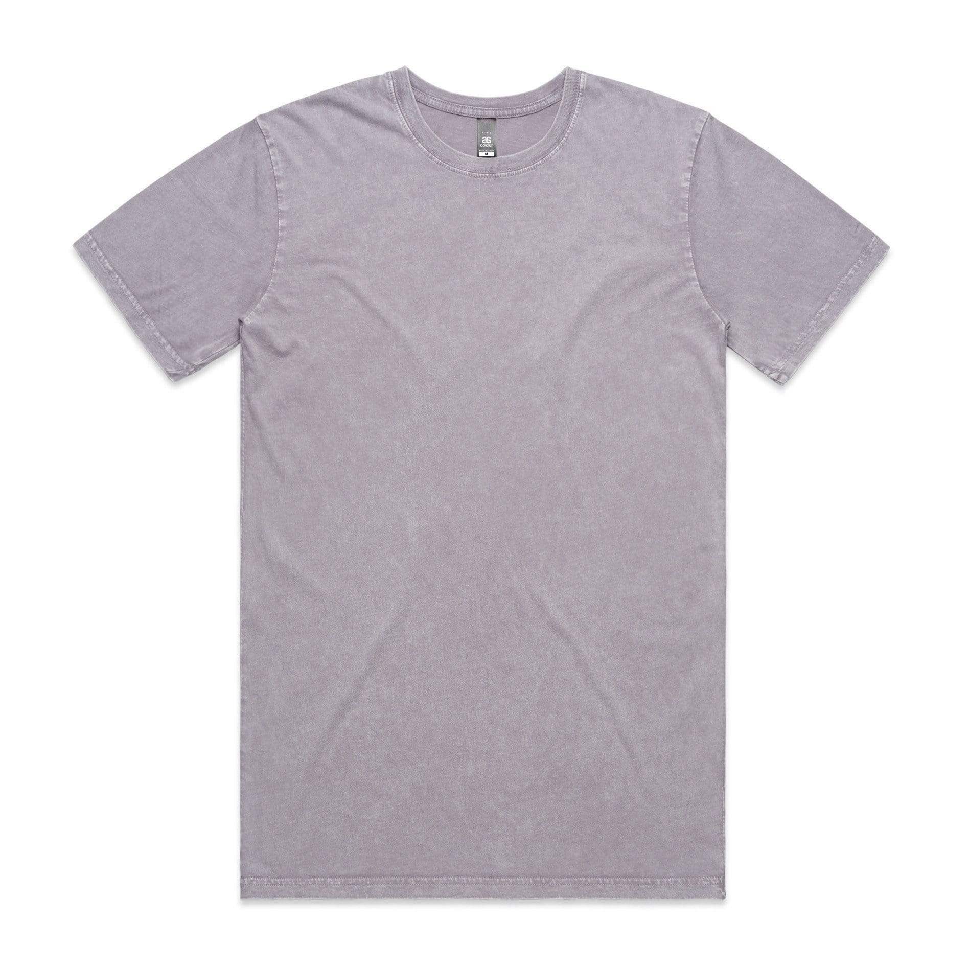 As Colour Casual Wear ORCHID STONE / SML As Colour Men's stone wash staple tee 5040